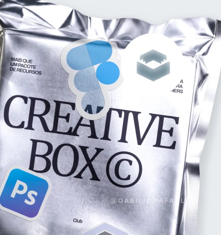 Creative Box, pacote de projetos e materiais editáveis